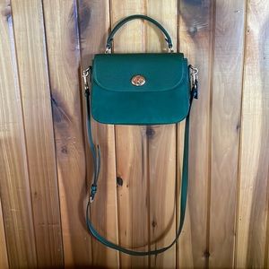Coach Top Handle Marlie Satchel Kelly Green - Barely Used
